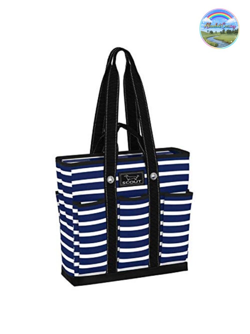 7-Pocket Utility Tote - Water-Resistant, Zip Closure, Carry-On